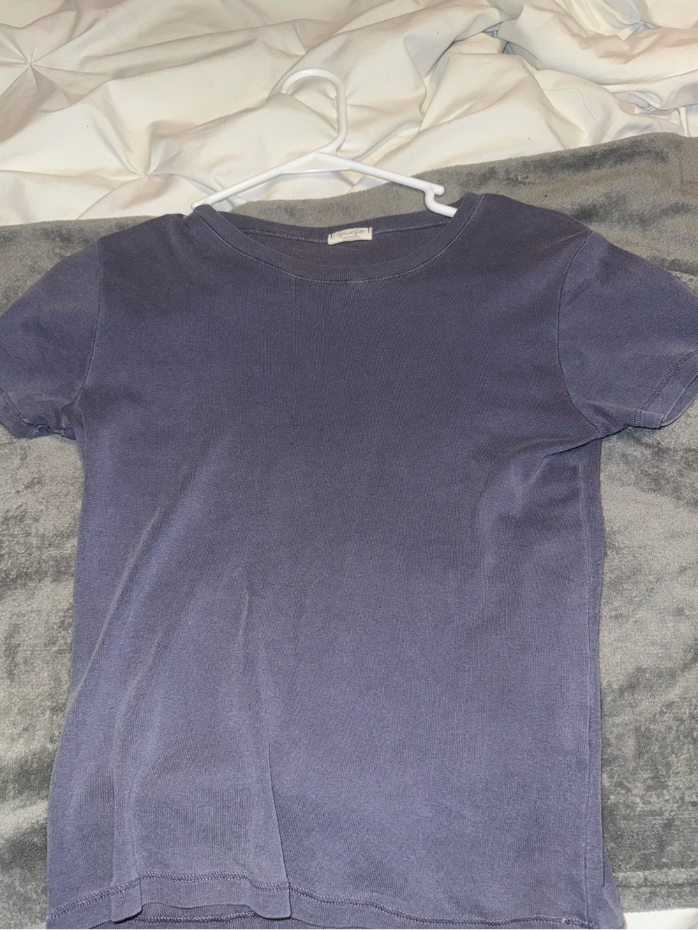 John Galt Dark Blue Short Sleeve Top